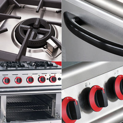 Customized 3 Burner Range Commercial Electric Range And Oven