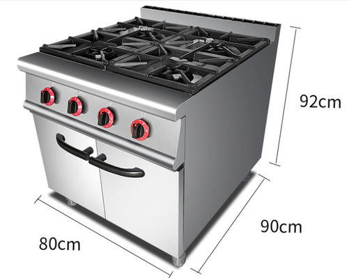 30KW 22KW 4 Burner Electric Range Commercial Cooking Equipments For Kitchen