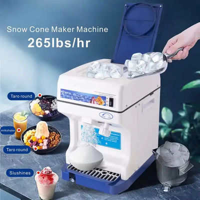 230W Electric Snow Cone Maker 220V Snowcone Machine White