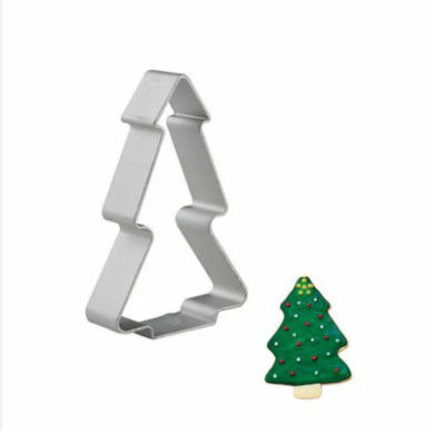 Stainless Christmas Cookie Cutter Three Dimensional Christmas Tree Cake Mold