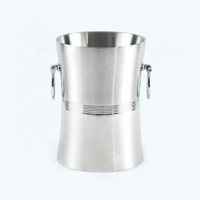 Double Earrings Stainless Steel Wine Bucket Standing Ice Bucket