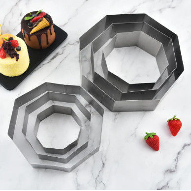 OEM Mousse Cake Ring Commercial Bakery Equipment Round Mousse Ring