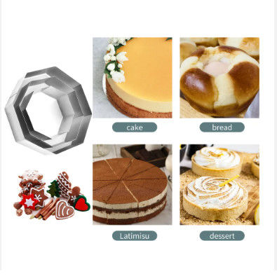 OEM Mousse Cake Ring Commercial Bakery Equipment Round Mousse Ring