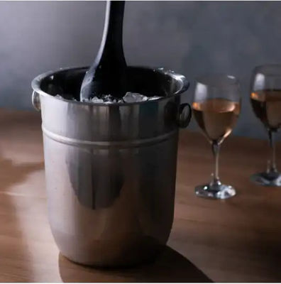 Stainless Beer Ice Bucket Coffee Bar Equipment Metal Beer Buckets