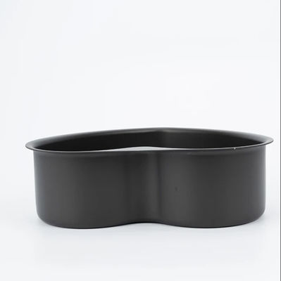Non Movable Heart Shaped Cake Mold Hard Anodized Aluminum Alloy