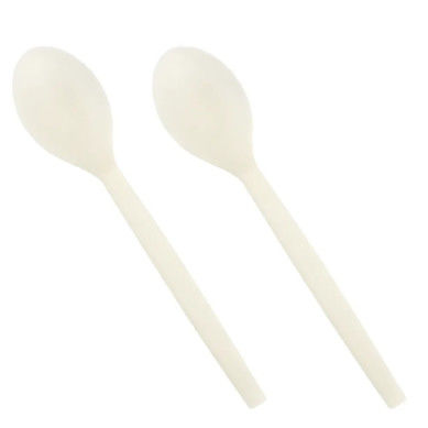 Bio-Based Natural Renewable Resources Disposable Spoon Eco-Friendly Cutlery