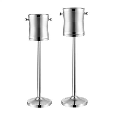 Thickened Stainless Steel European Style Ice Bucket Rack Champagne Bucket Rack