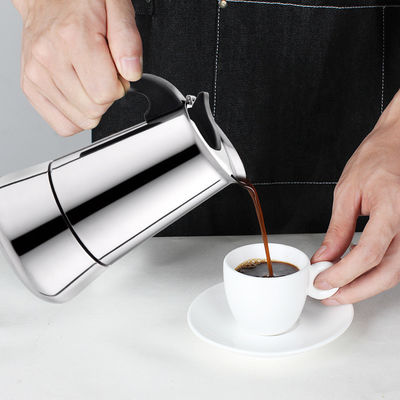 OEM Polishing Stainless Steel Mocha Coffee Machine Maker for home restaurant