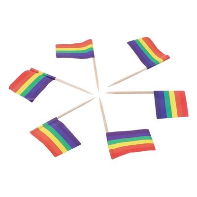 Personalised Toothpick Flags Disposable Country Flag Toothpicks