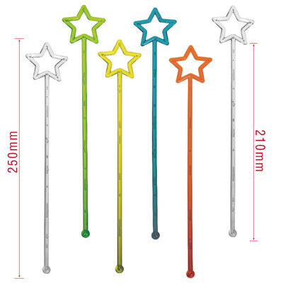 Star Shape Bar Stirring Mixing Sticks Bar Drink Muddler Beverage Stirrer