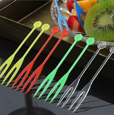 Salad Dessert Cake Fruit Small Disposable Hard Plastic PS Fork