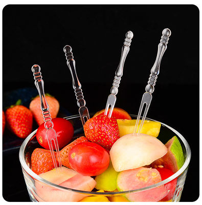 ECO Friendly Forks Set Portable Disposable Plastic Salad Fruit Forks