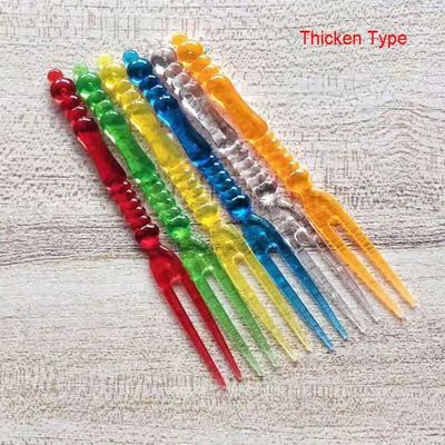 ECO Friendly Forks Set Portable Disposable Plastic Salad Fruit Forks