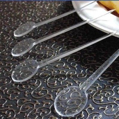 Custom Logo Mini Disposable Fruit Fork Round Clear Colorful Plastic Fork Fruit Stick