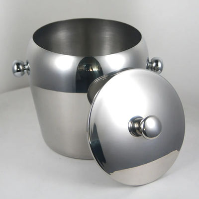 Stainless Steel Champagne Beer Wine Cooler Ice Bucket With Ear
