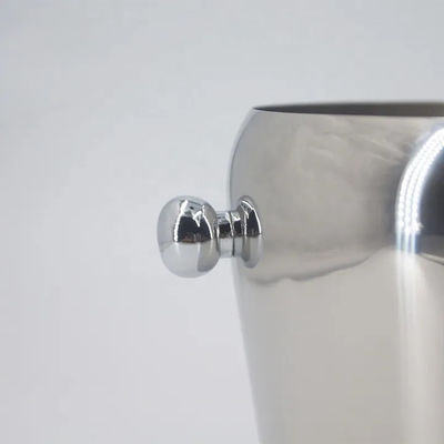 Stainless Steel Champagne Beer Wine Cooler Ice Bucket With Ear