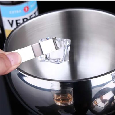 Round Ball Shape Stainless Steel Insulated Ice Buckets With Lid And Handle