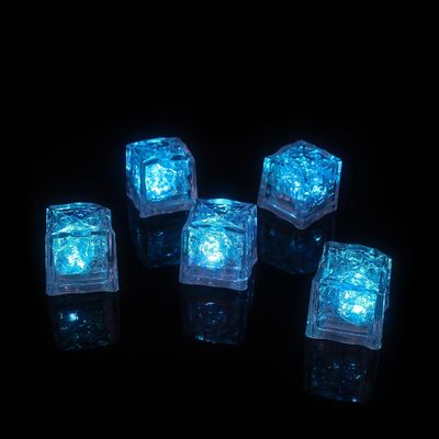 Flashing Ice Cube Light Up LED Colorful Ice Cube Induction
