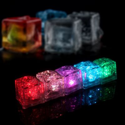 Flashing Ice Cube Light Up LED Colorful Ice Cube Induction