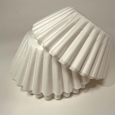 Basket Coffee Filter Paper Wave Shape Sustainable Environmentally Friendly