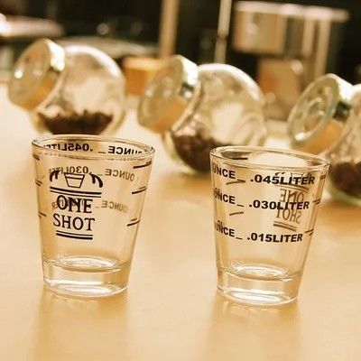 Round Shot Glasses Measuring Cup Liquid Heavy Glasses Wine Glass