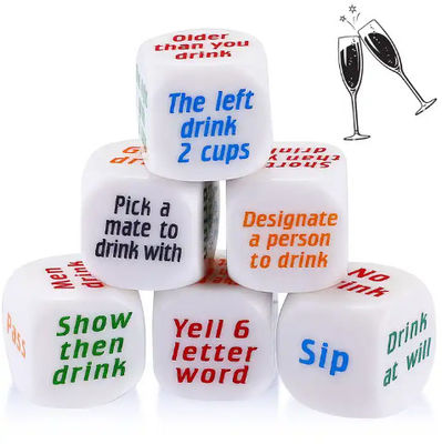 25mm Party Drinking Bar Dice Game Rolling Decider Drunk Frenzy Party Game