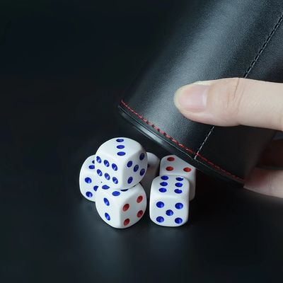 Classic 6 Sided Dice Acrylic Square Cuble Round Corner