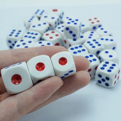 Classic 6 Sided Dice Acrylic Square Cuble Round Corner