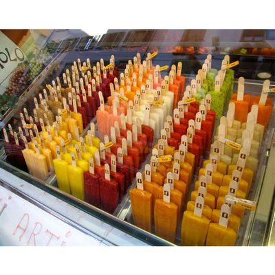 Static Ice Cream Display Cabinet Commercial For Hotel Shop Customization