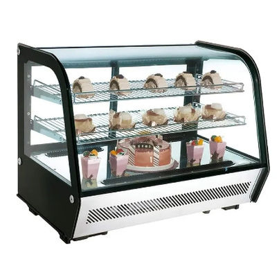 Professional Electric Counter Top Cake Refrigerated Display Case For Commercial