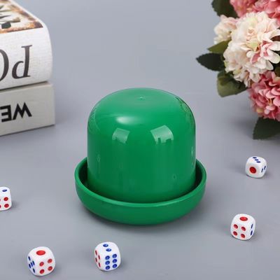 Round Corner Pip Dots Cubes Casino Dice Plastic Acrylic Bouncing Game Dices