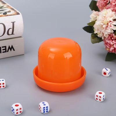 Round Corner Pip Dots Cubes Casino Dice Plastic Acrylic Bouncing Game Dices