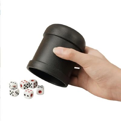 Custom Multicolor Dice Plastic Shaker Cups Easily Cleaned
