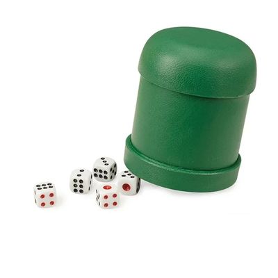 Custom Multicolor Dice Plastic Shaker Cups Easily Cleaned