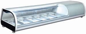 Countertop Commercial Fridge Sushi Display Case Mini Cooler Refrigerator
