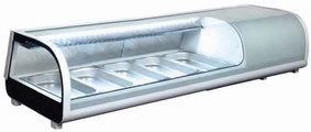 Countertop Commercial Fridge Sushi Display Case Mini Cooler Refrigerator