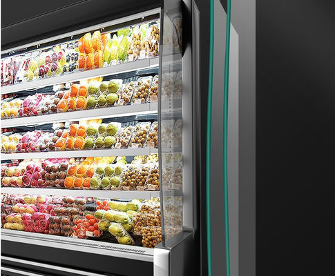 Cold Drinks Fridge Commercial Supermarket Beverage Cooler Multideck Open Chiller