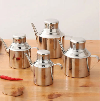 Stainless Steel Seasoning Containers Oil And Vinegar Bottle Set