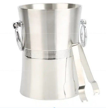 Waist-shaped champagne bucket with high appearance level beer ice bucket with two ears
