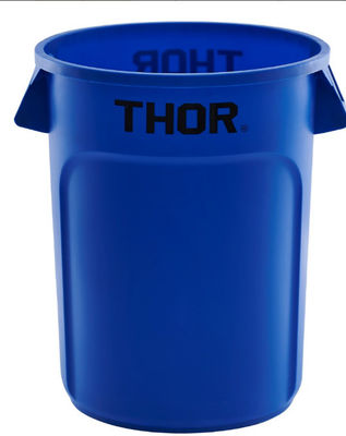23 Liter Large Round Thick Plastic Garbage Basket Waste Bin Containers