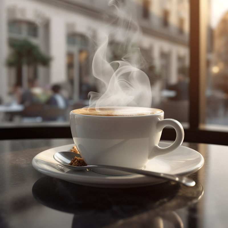 Customize Polished Porcelain Saucer Pure White Coffee Cup Set