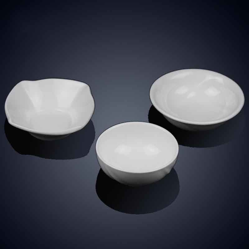 Modern Bowls Set Porcelain Flower Designs Ceramic Unusual Shaped Soup Bowls