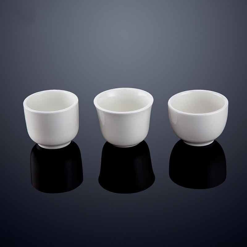 Vintage White Ceramic Tea Cup Restaurant Dinner Sets Small Porcelain for home