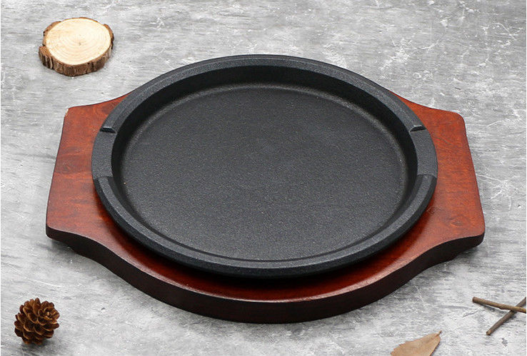 Round Pizza Steak Cast Iron Serving Pan Cast Iron Skillet Serving Plates