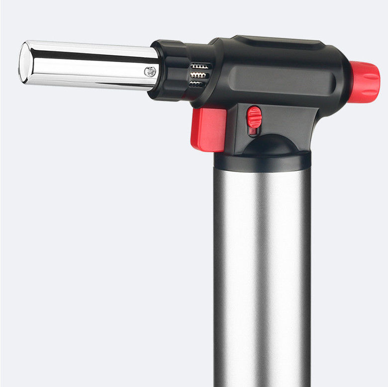 Portable Butane Gas Torch With Adjustable Flame Culinary Cooking Torch