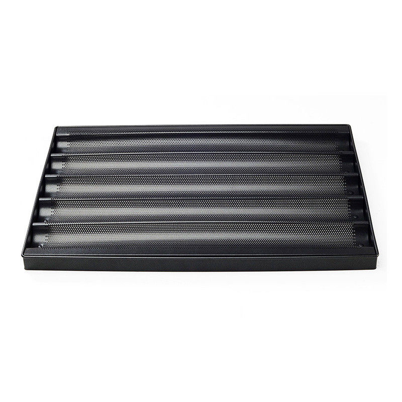Perforated French Bread Pan Non-Stick Aluminum Baguette Baking Tray