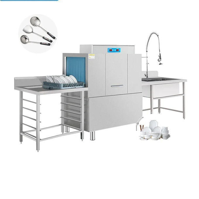 Rack Conveyor Dishwasher Dishwashing Equipment Conveyor Dish Machine