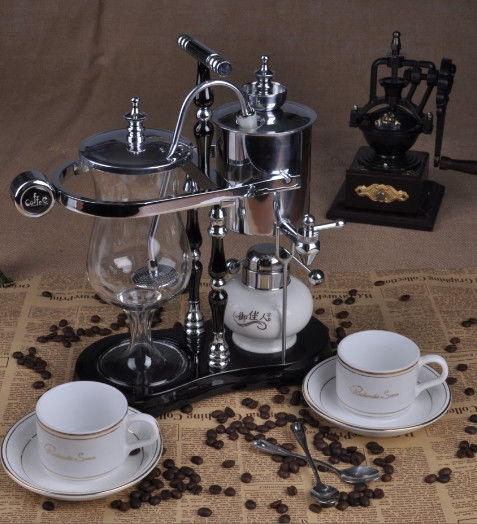Stainless Glass Syphon Coffee Maker Belgium Family Balance Siphon