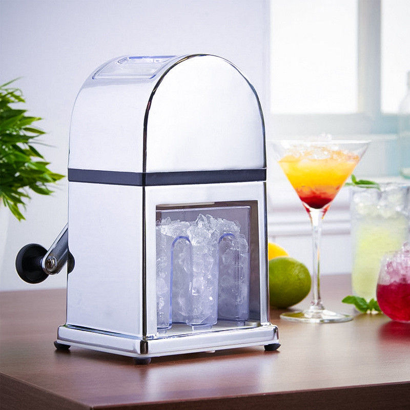 Stainless Steel Hand Cranked Commercial Household Ice Shaving Machine