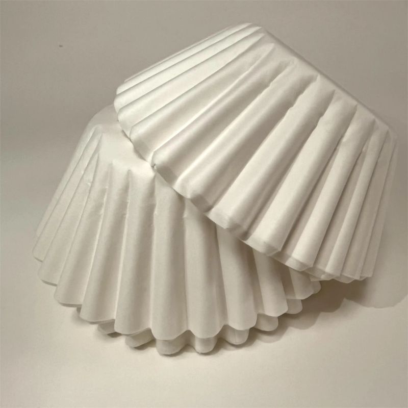 Basket Coffee Filter Paper Wave Shape Sustainable Environmentally Friendly